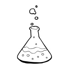 cartoon science chemicals