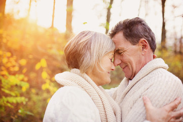 Fototapeta premium Senior couple outside