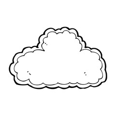 cartoon cloud symbol
