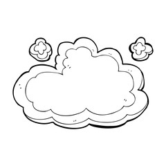 cartoon decorative cloud