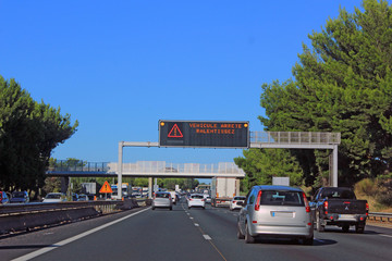 information sur l autoroute