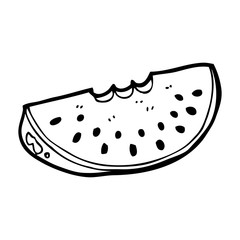 cartoon watermelon slice