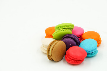Sweet and colourful french Macarons