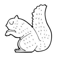 cartoon squirrel