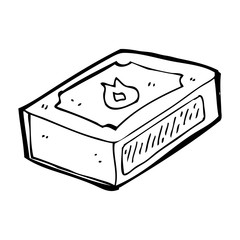 cartoon pack of matches