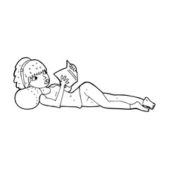 caroton pretty woman reading book