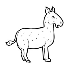 cartoon mule