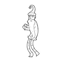cartoon santa claus