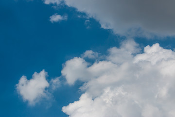 Blue sky with cloud