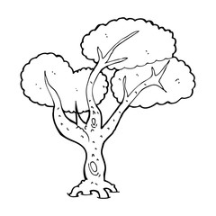 cartoon tree