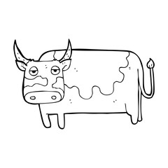 cartoon cow