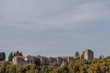 Fototapeta na wymiar a Alcazaba de Málaga, Andalucía