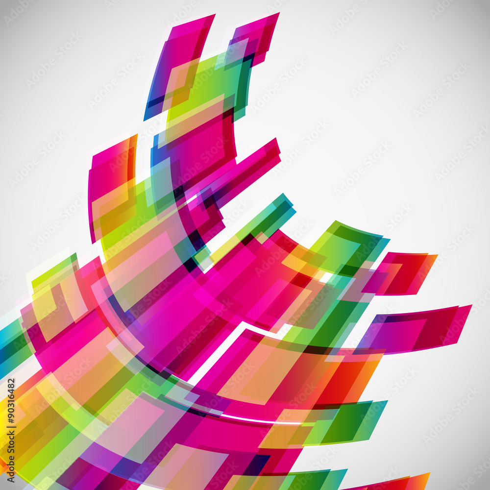 Aufkleber abstract background with digital design elements.