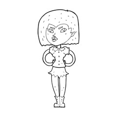 cartoon vampire girl