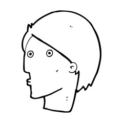 cartoon surprised face