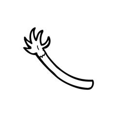 cartoon halloween vampire arm