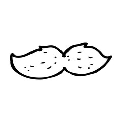 cartoon mustache