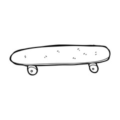 cartoon skateboard