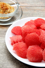 dry fish watermelon