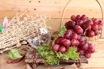 Bunch of grapes fruit  juicy fresh delicious.