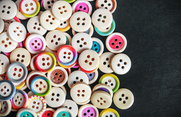 Fototapeta na wymiar Multi colored buttons