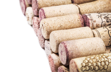 Close up of a cork wine