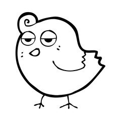 cartoon bird