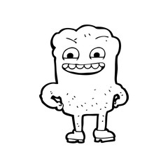 cartoon happy tooth