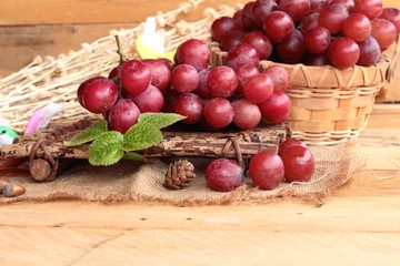 Bunch of grapes fruit  juicy fresh delicious.