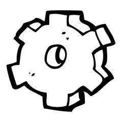 cartoon cog symbol