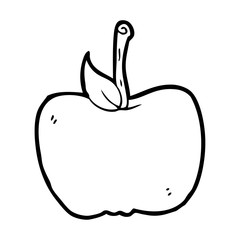 cartoon apple