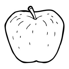 cartoon apple