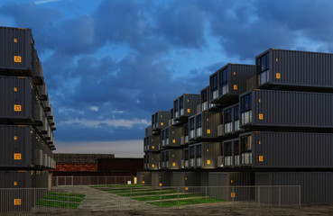 Buildings Photorealistic Render