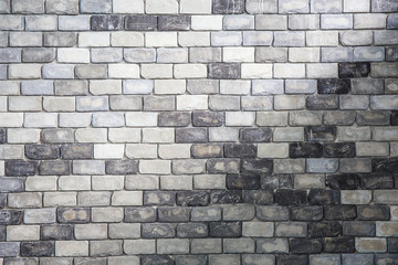 Abstract gray brick wall background