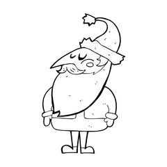 cartoon santa claus
