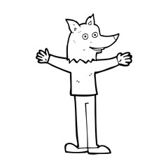 cartoon werewolf