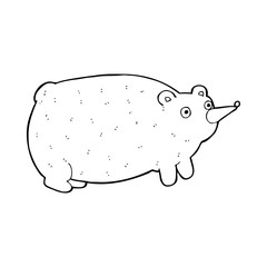 funny cartoon bear