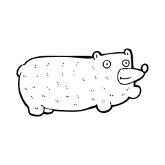 funny cartoon bear