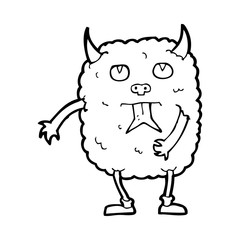 funny cartoon monster