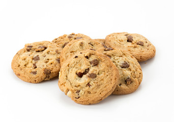 milk chocolate toffee almond cookies