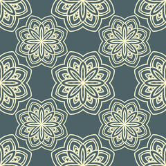 Seamless flower pattern background design