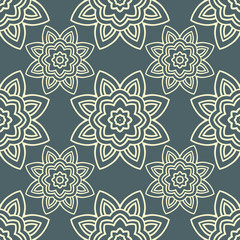 Seamless flower pattern background design