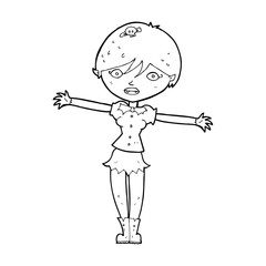 cartoon vampire girl