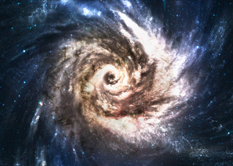 Fototapeta premium Incredibly beautiful spiral galaxy somewhere in deep space