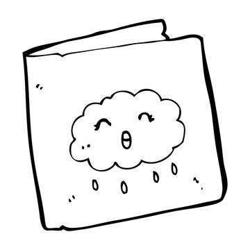 recommend clip art: cartoon card with cloud pattern