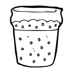 cartoon glass of beer