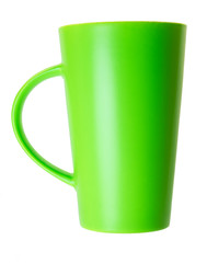 Empty green cup