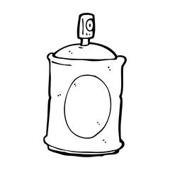 cartoon spray can