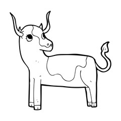 cartoon cow
