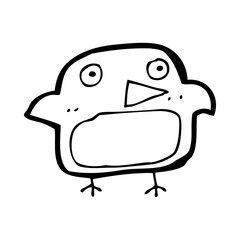cartoon bird